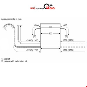  ماشین ظرفشویی بوش مدل SMS46MI20M (اصل آلمان)