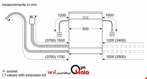  ماشین ظرفشویی بوش مدل SMS88TI46M